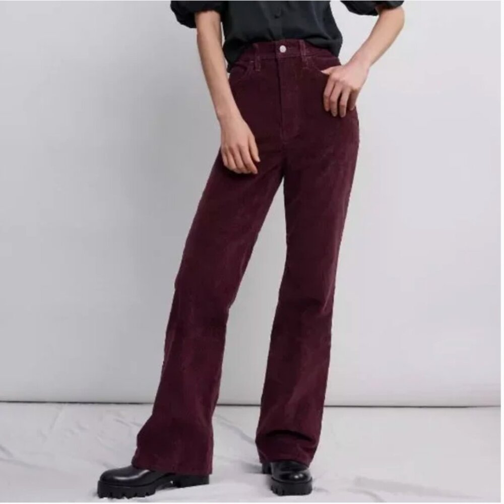 NWT Levi's Red Corduroy Wedige Bootcut size 28